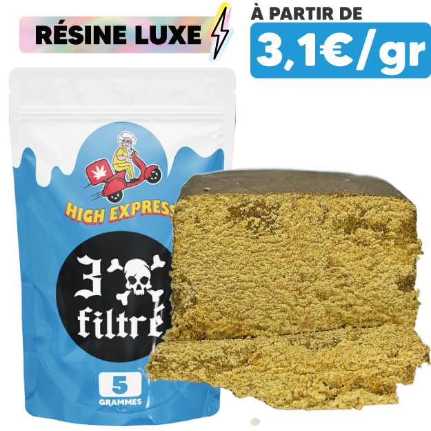 Résine CBD 3X Filtrée Pure et Concentrée